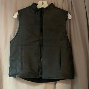 Henig Furs leather reversible vest